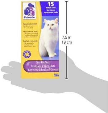 Petmate Litter Pan Liners 15Ct Medium